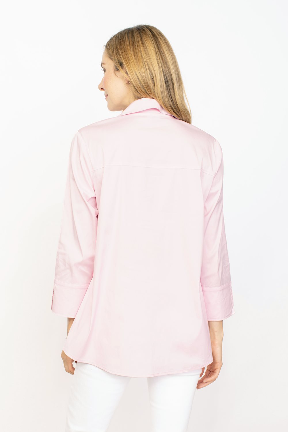 Cotton "The One" Shirt with Hidden Placket by Habitat