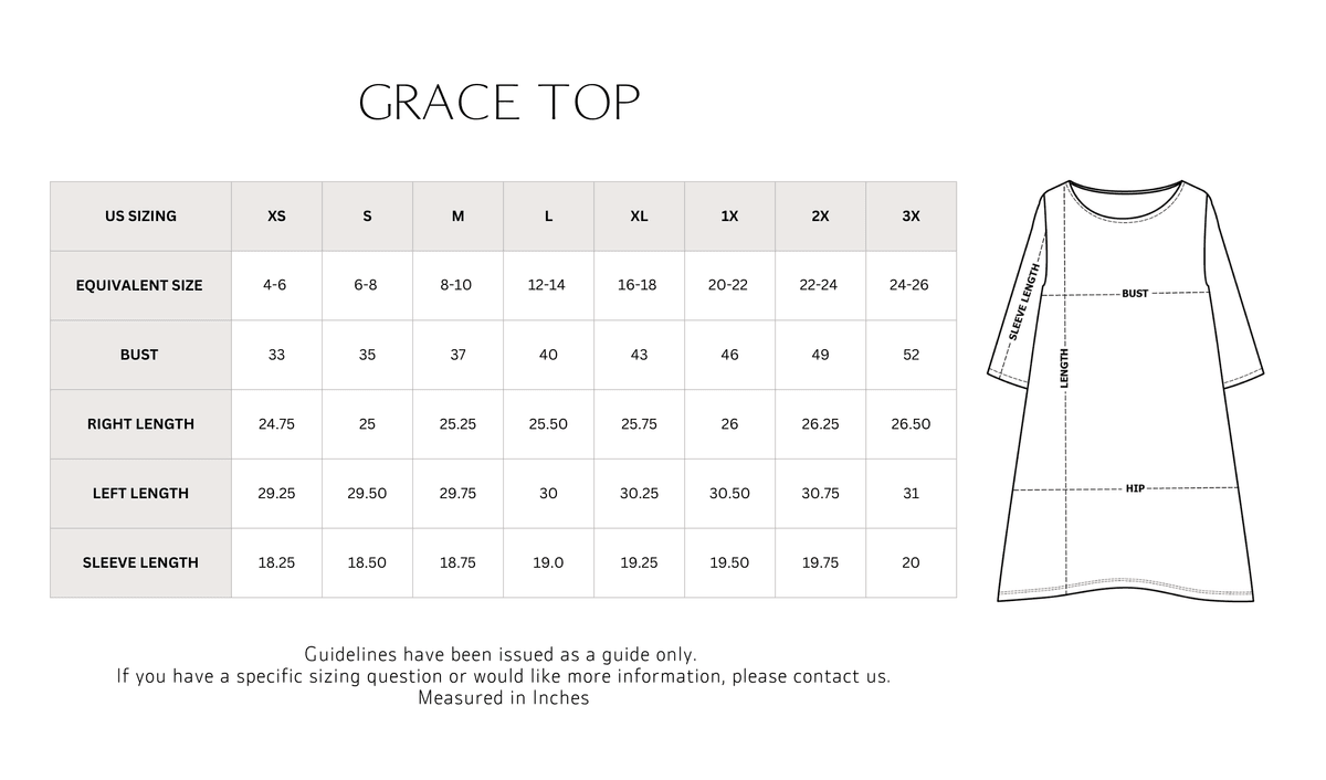 Grace Top in European Crush by Chalet et Ceci - CLOSEOUT