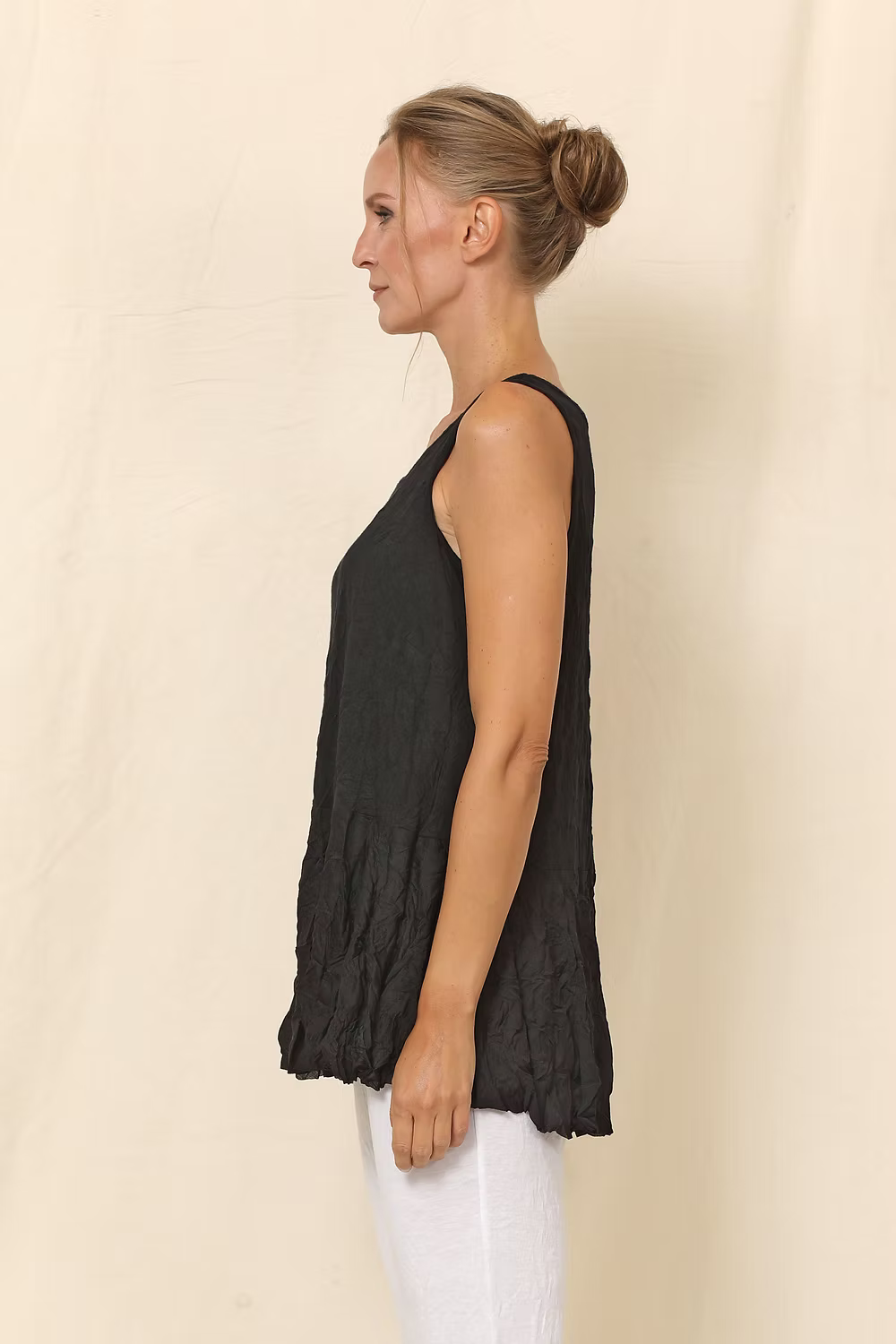 Layering Tank in Crinkle Jersey by Chalet et Ceci
