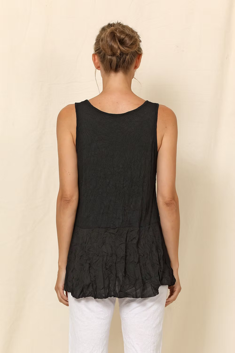 Layering Tank in Crinkle Jersey by Chalet et Ceci