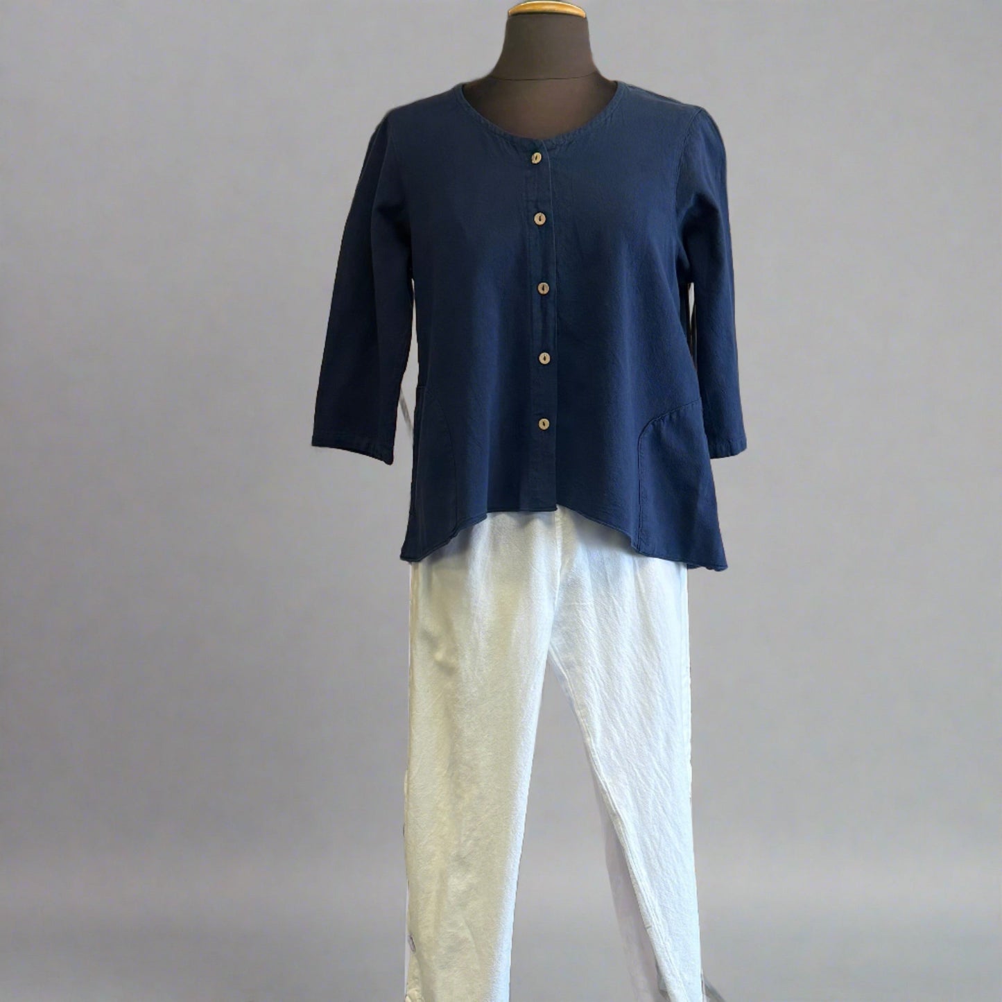 Cotton Gauze by Sea Breeze of California at Victoria Susan wearable art in downtown Camden sc.