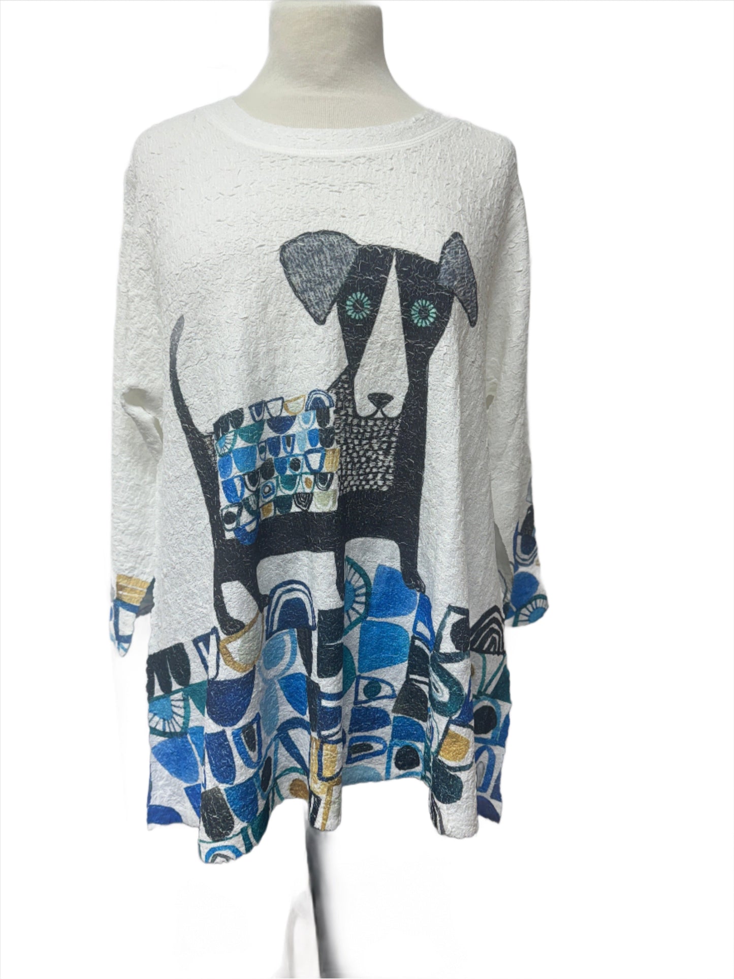 Inoah usa at Victoria Susan wearable art. Shirts for dog lovers.