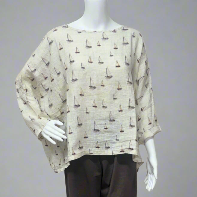Cut-loose sailboat at Victoria Susan Wearable Art.