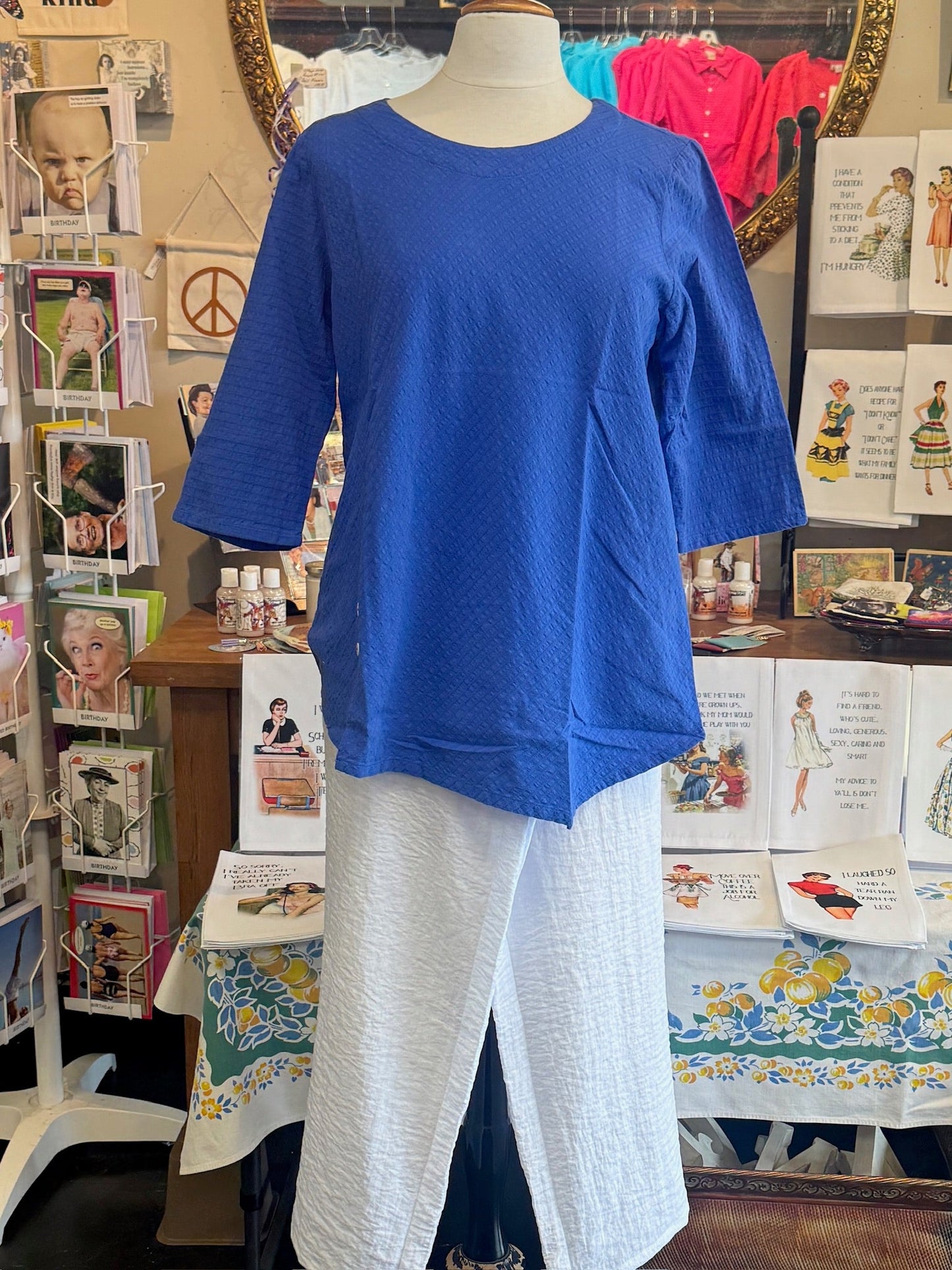 Victoria Susan Wearable Art is a locally owned clothing boutique for women.