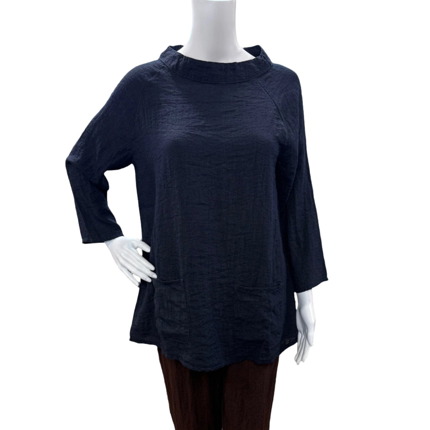 Raglan Tunic Top in Fall Parachute by Cut-Loose at Victoria Susan Wearable Art