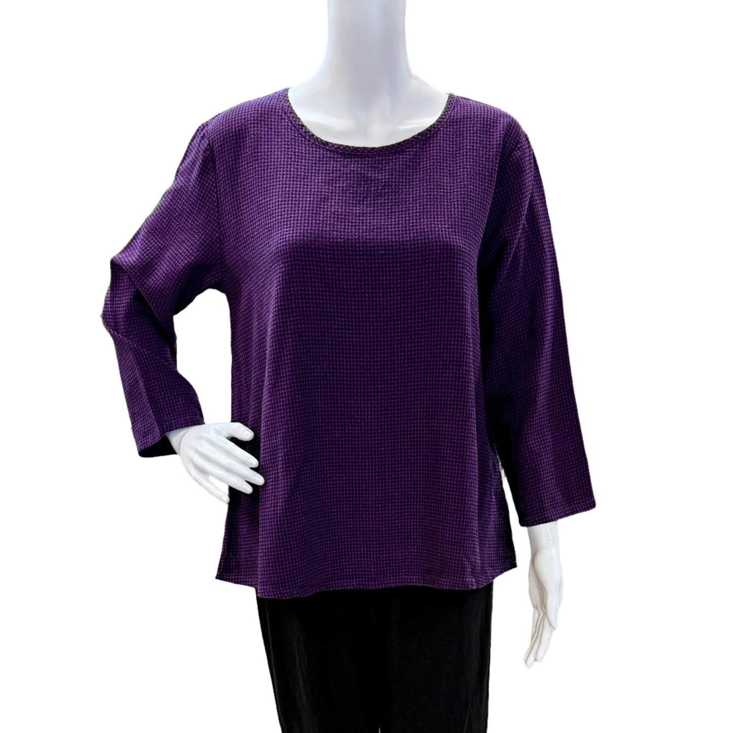 Aline Top in Tencel by Cut-Loose. Victoria Susan Wearable Art is a women's clothing boutique . Clothing for Travel