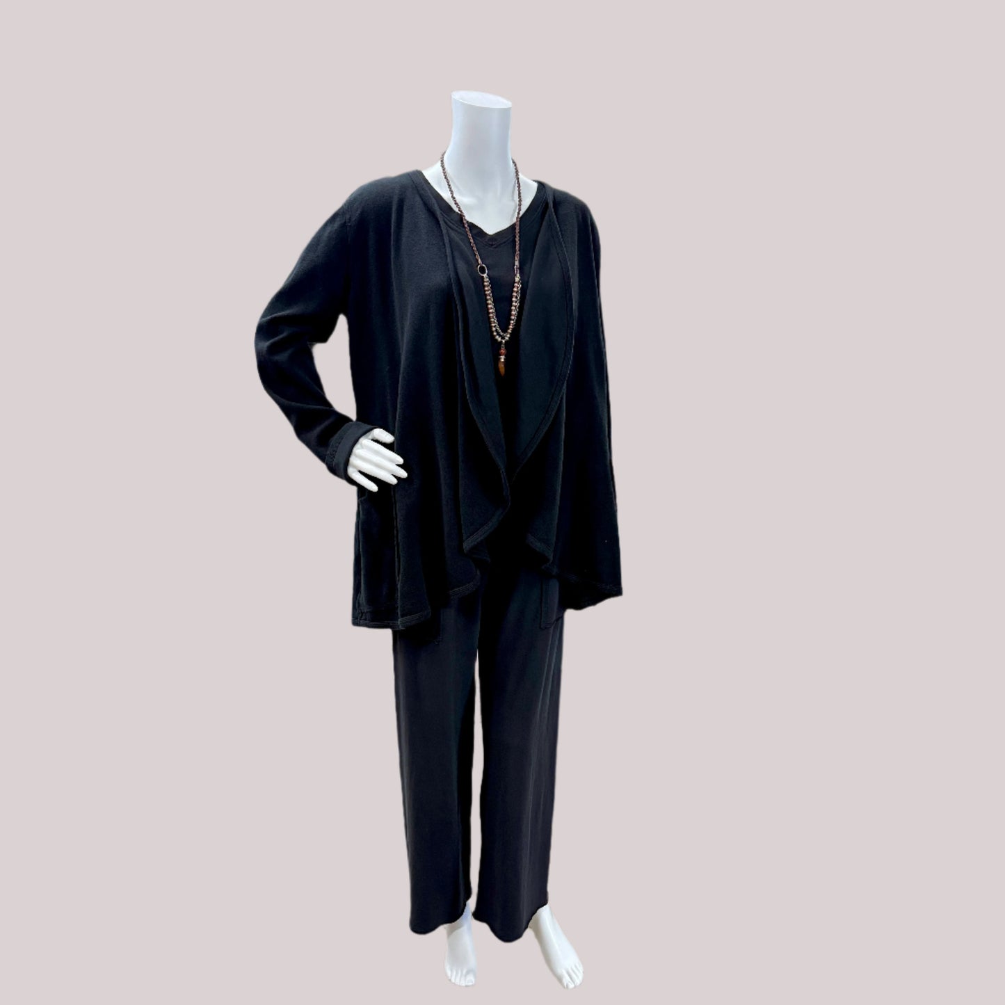 drape cardigan tunic by prairie cotton at Victoria Susan wearable art