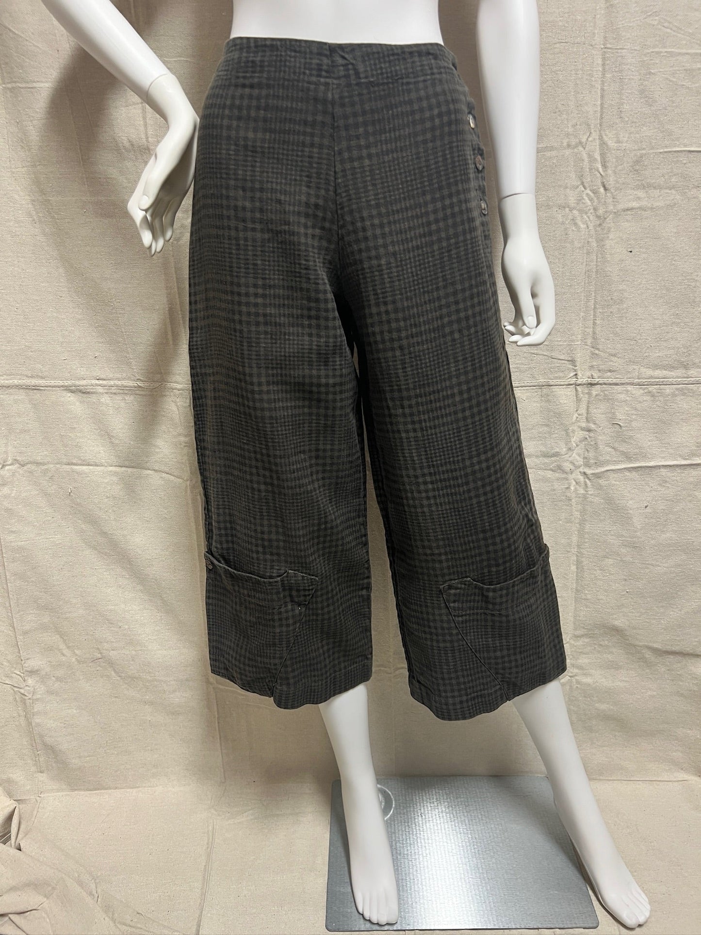 Pocket Pant in Heavy Linen by Bryn Walker - CLOSEOUT