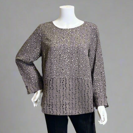 Express Travel Dot Mix Side Button Tunic by Habitat