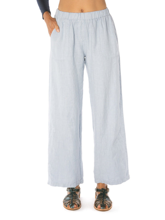 Easy Long Pant in Linen by Cut-Loose