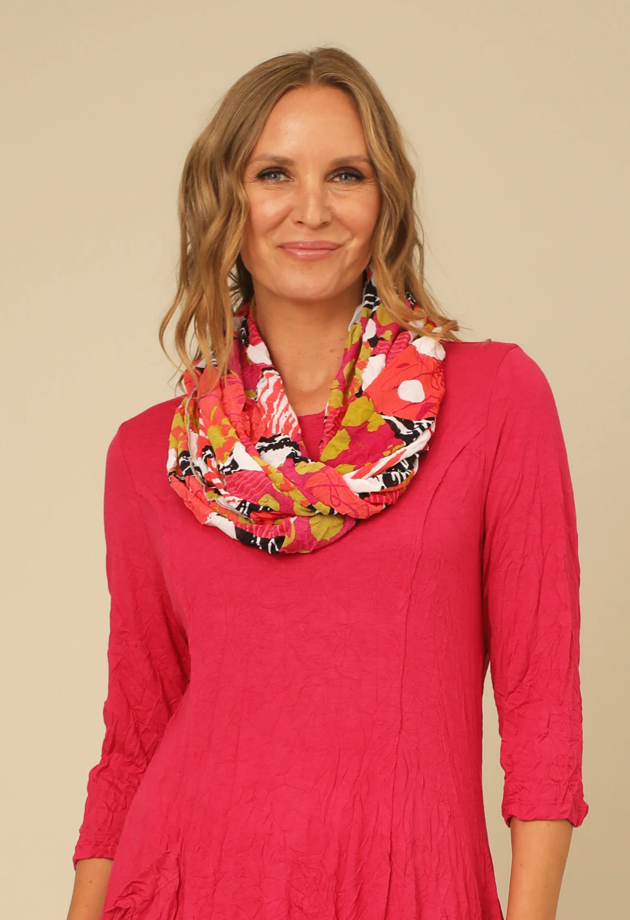Scarf in Crinkle Mesh by Chalet et Ceci