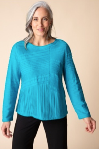 Ripple Effect Seamed Tee in Cotton by Habitat