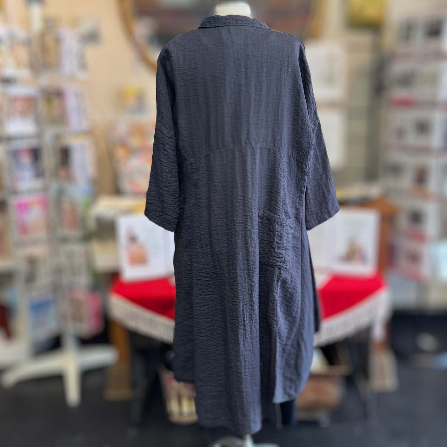 Eleven Stitch Duster Victoria Susan Wearable Art,. Women's Clothing Store. Ladies Boutique. Jacket for Travel.