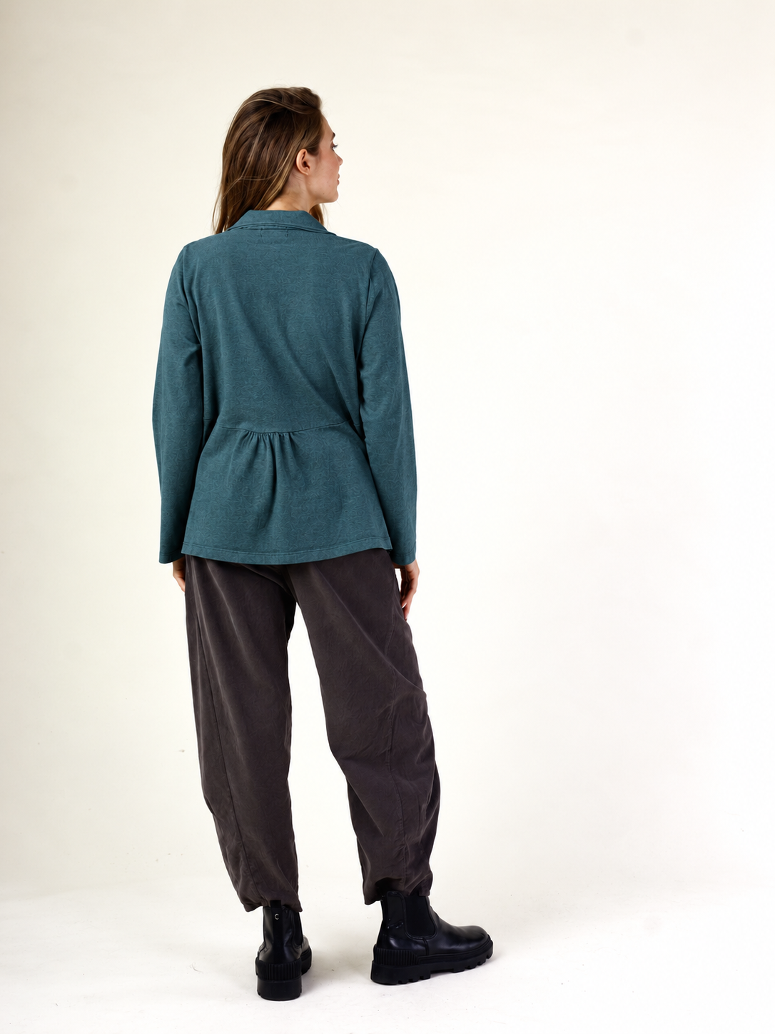 Blazer in Paper Cotton by Fenini