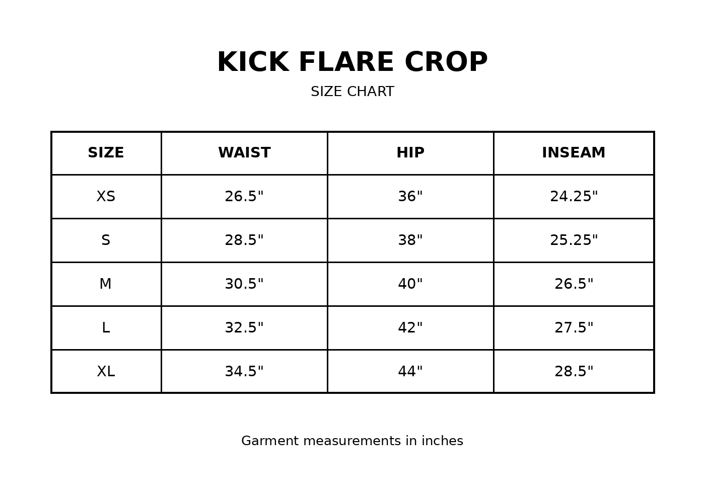 Kick Flare Crop in Ponti by Cut-Loose