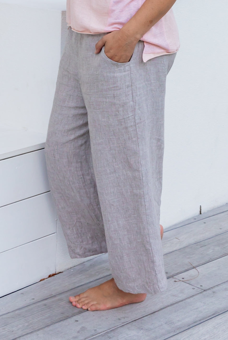 Milano Pants in Raw Linen by KVL Limited Edition Collection
