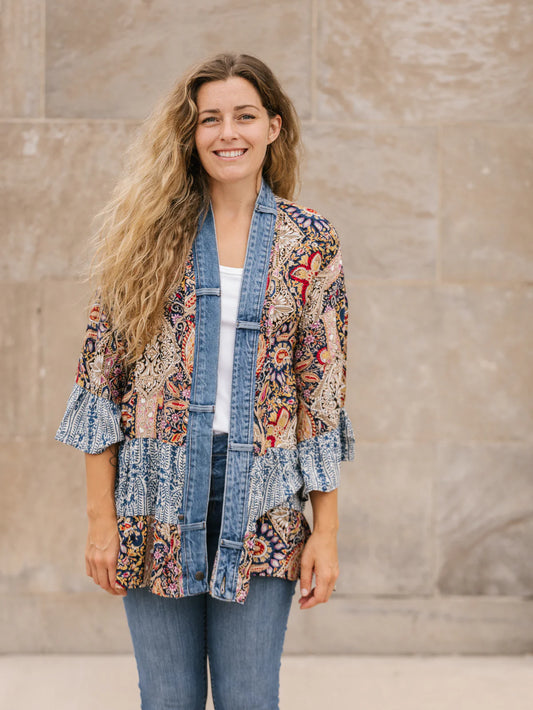 Paisley Kimono in Cotton by Shannon Passero
