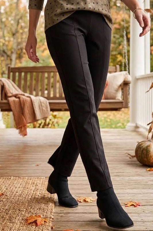 Luxe Ponte Perfect Straight Pant by Habitat