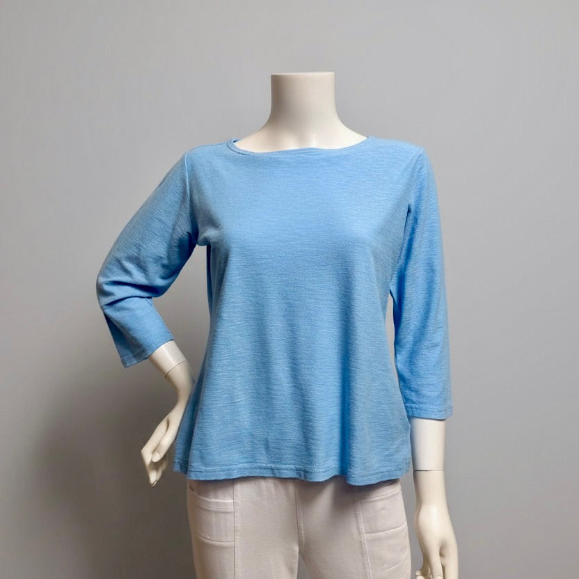 3/4 Sleeve Boatneck Tee by Cut-Loose