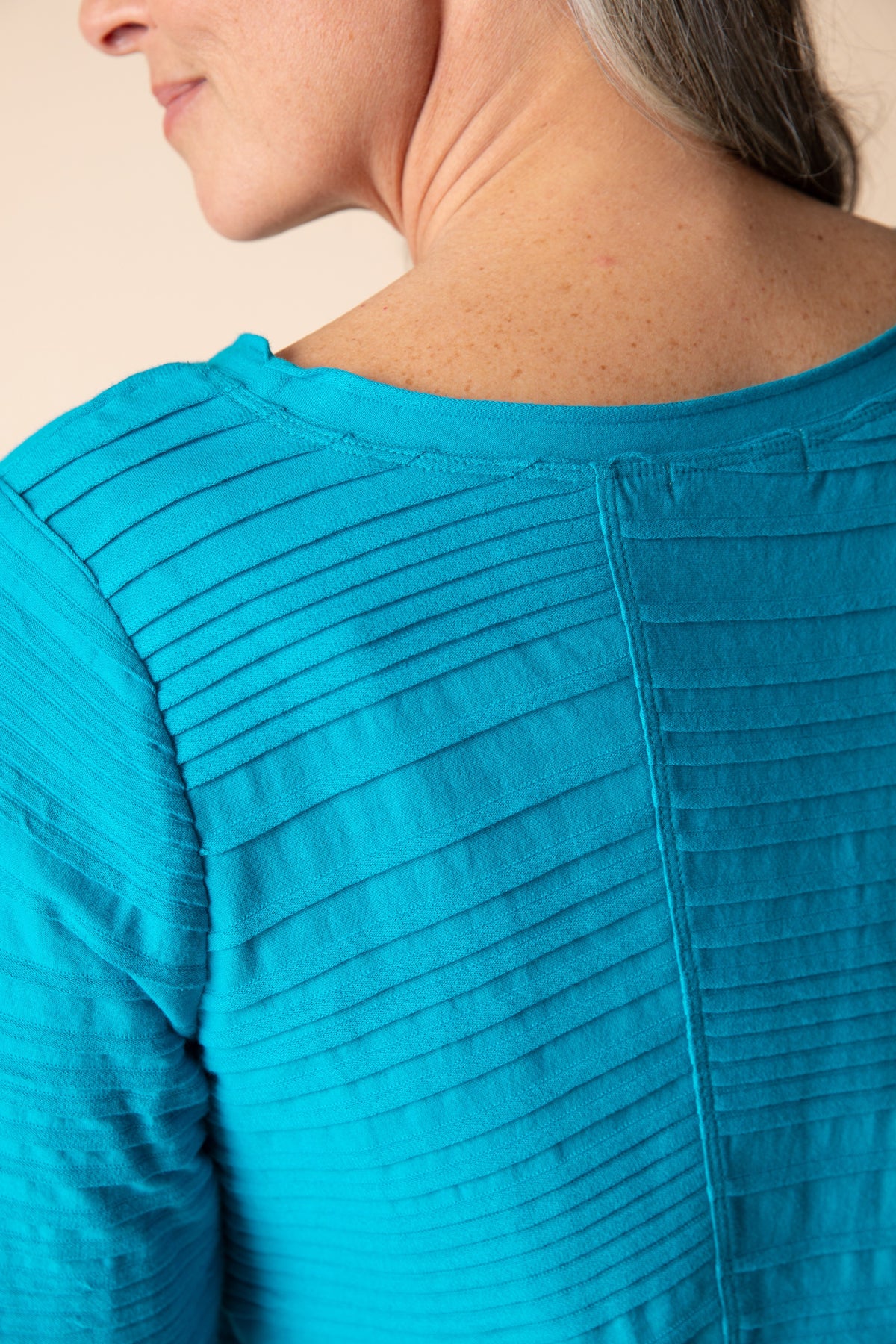 Ripple Effect Seamed Tee in Cotton by Habitat