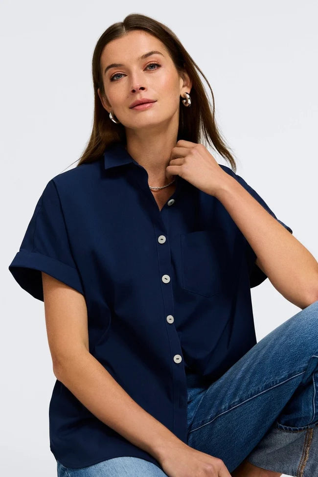 Abigail No Iron Stretch Short Sleeve Shirt