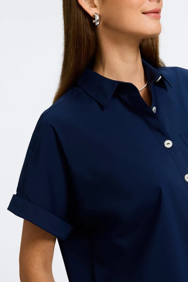 Abigail No Iron Stretch Short Sleeve Shirt