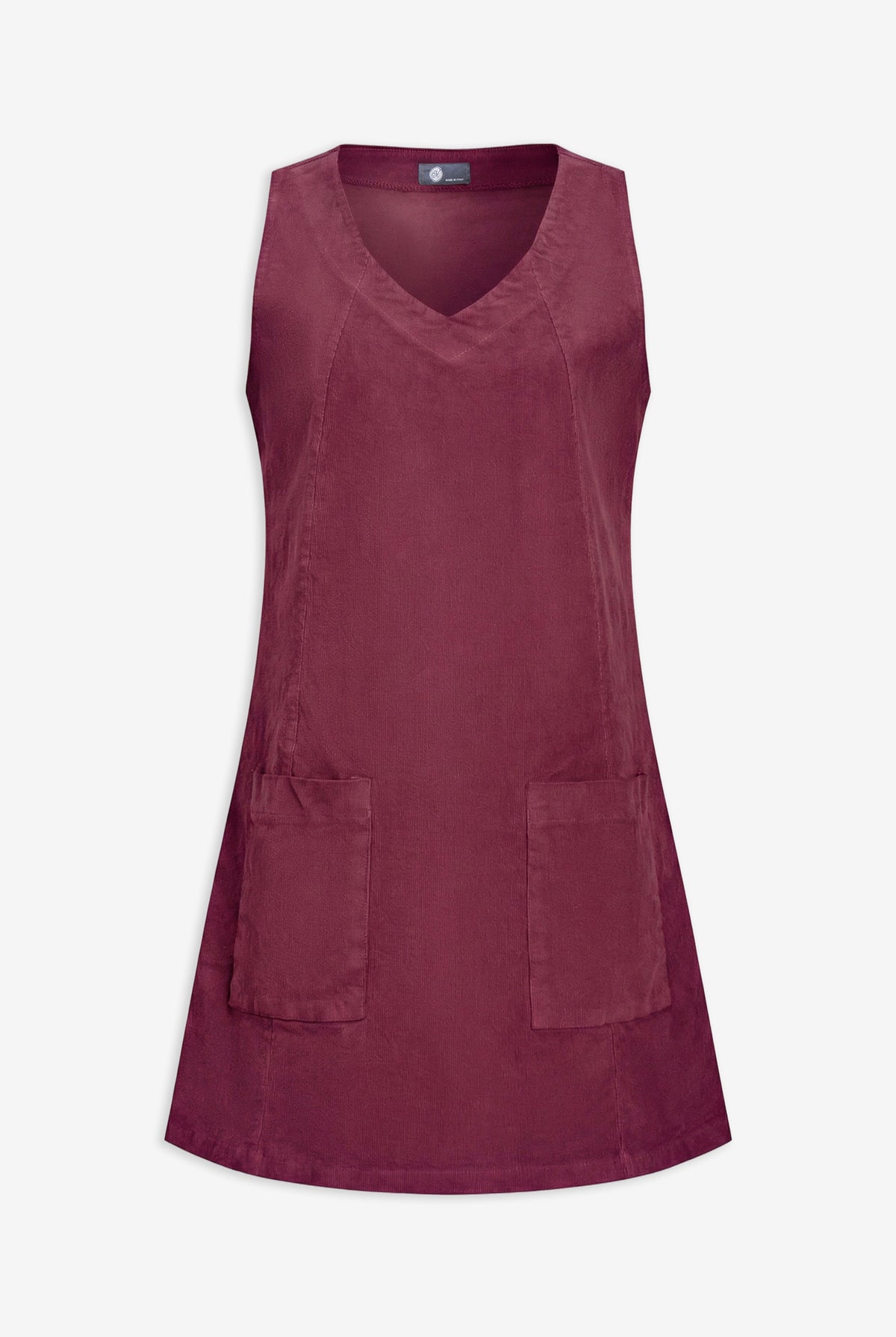 Corduroy Pocket Jumper Dress by M Made in Italy