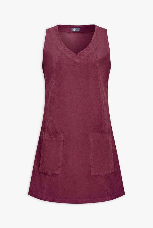 Corduroy Pocket Jumper Dress by M Made in Italy