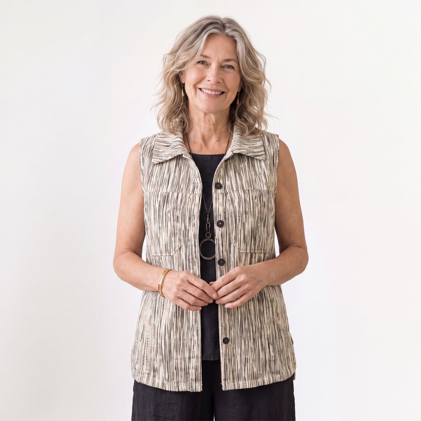 Sleeveless Vest Top by Kleen