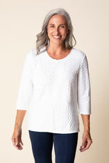 Seamed Top in Newport Knit by Habitat
