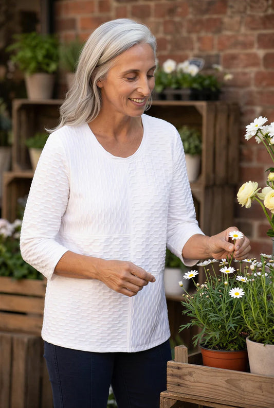 Seamed Top in Newport Knit by Habitat