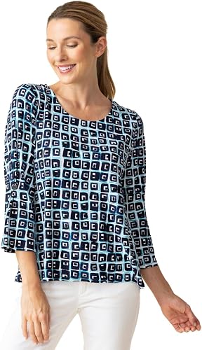 Core Travel Everyday Shirt in Cubism Print by Habitat