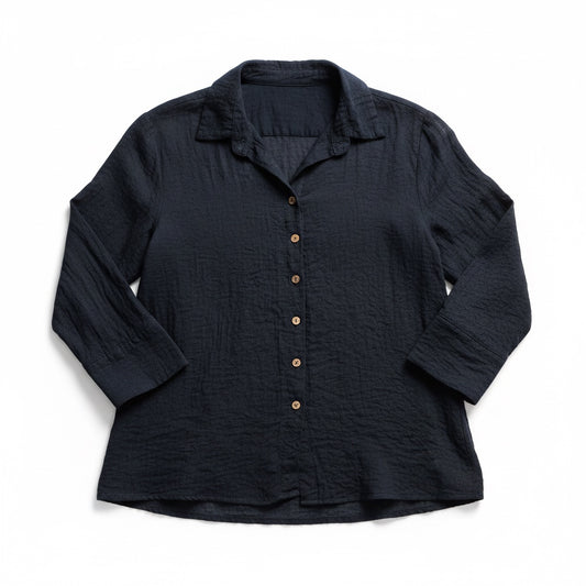 Cropped Easy Shirt in Fall Parachute by Cut-Loose | In Stock Now