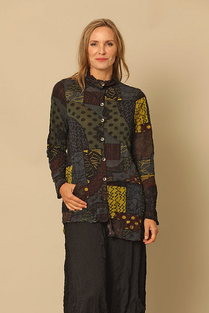 Esther Shirt in Crinkle Mesh by Chalet et Ceci - CLOSEOUT