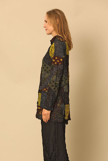 Esther Shirt in Crinkle Mesh by Chalet et Ceci - CLOSEOUT