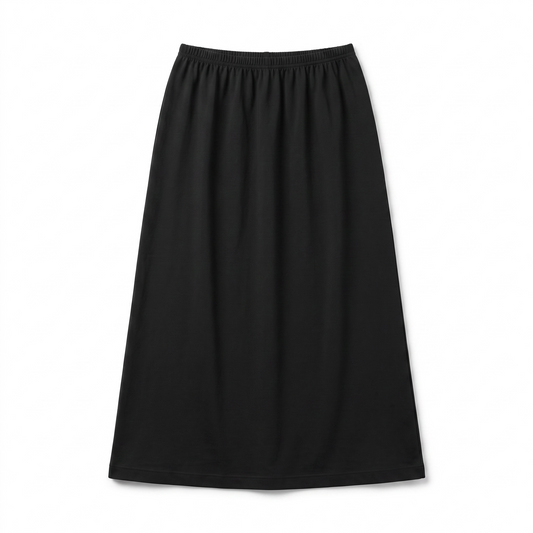 A-Line Skirt in Cotton Jersey by Pacificotton