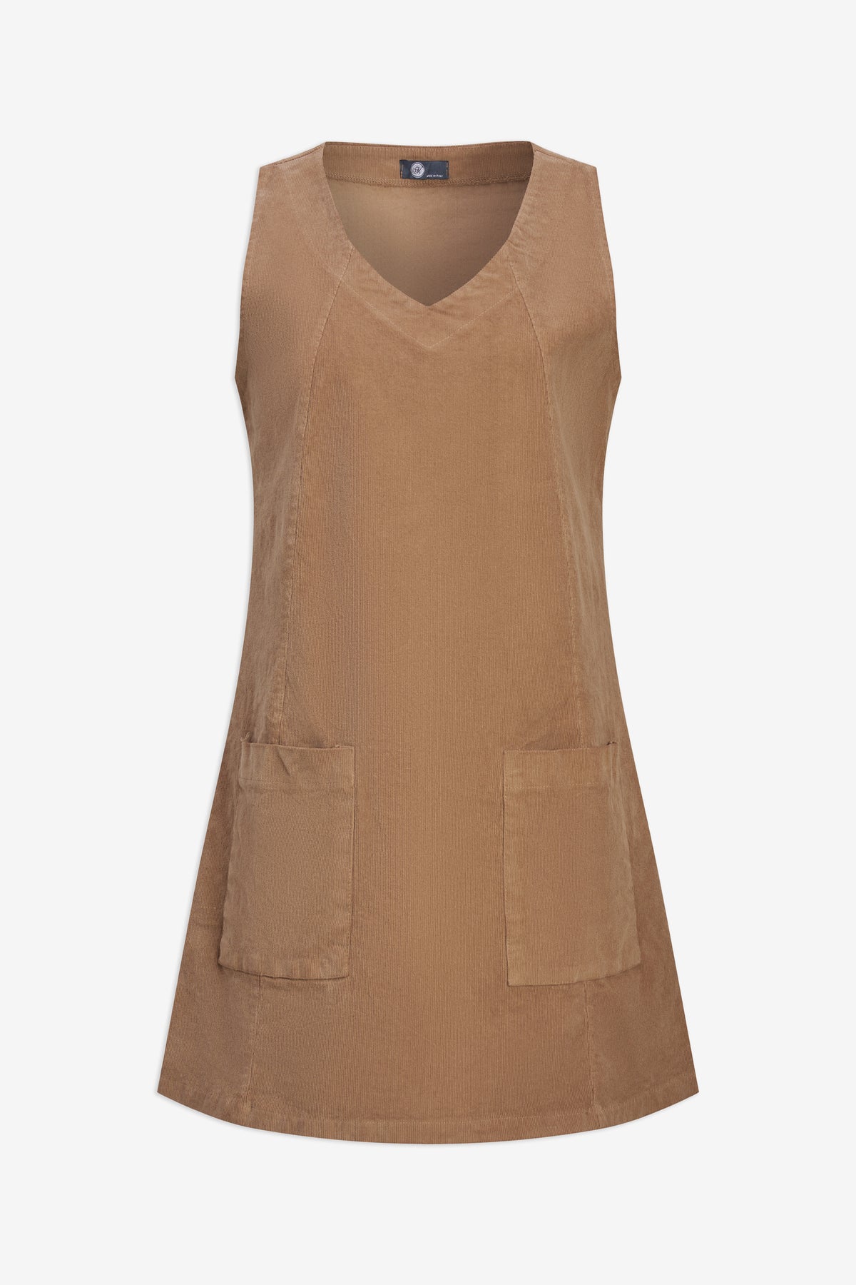Corduroy Pocket Jumper Dress by M Made in Italy