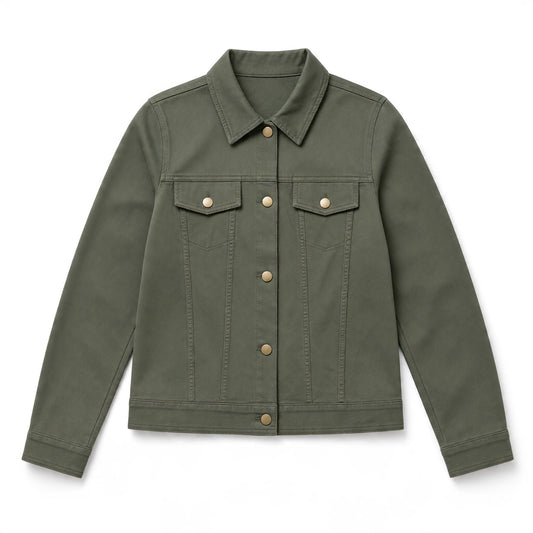 Stonewash Knit Jean Jacket by Habitat | CLOSEOUT