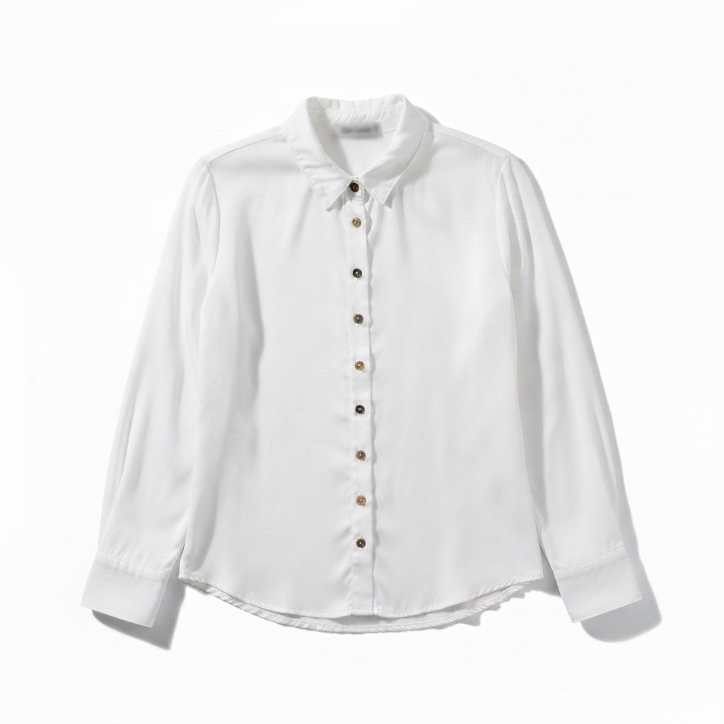 Fitted Shirt in Vintage Satin by Cut Loose