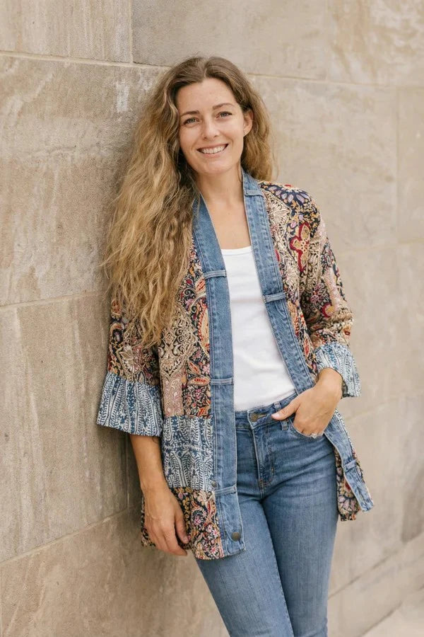 Paisley Kimono in Cotton by Shannon Passero