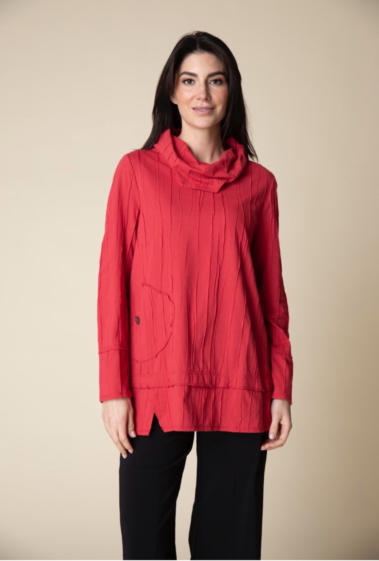 Steady Stream Cowl Pocket Tunic by Habitat