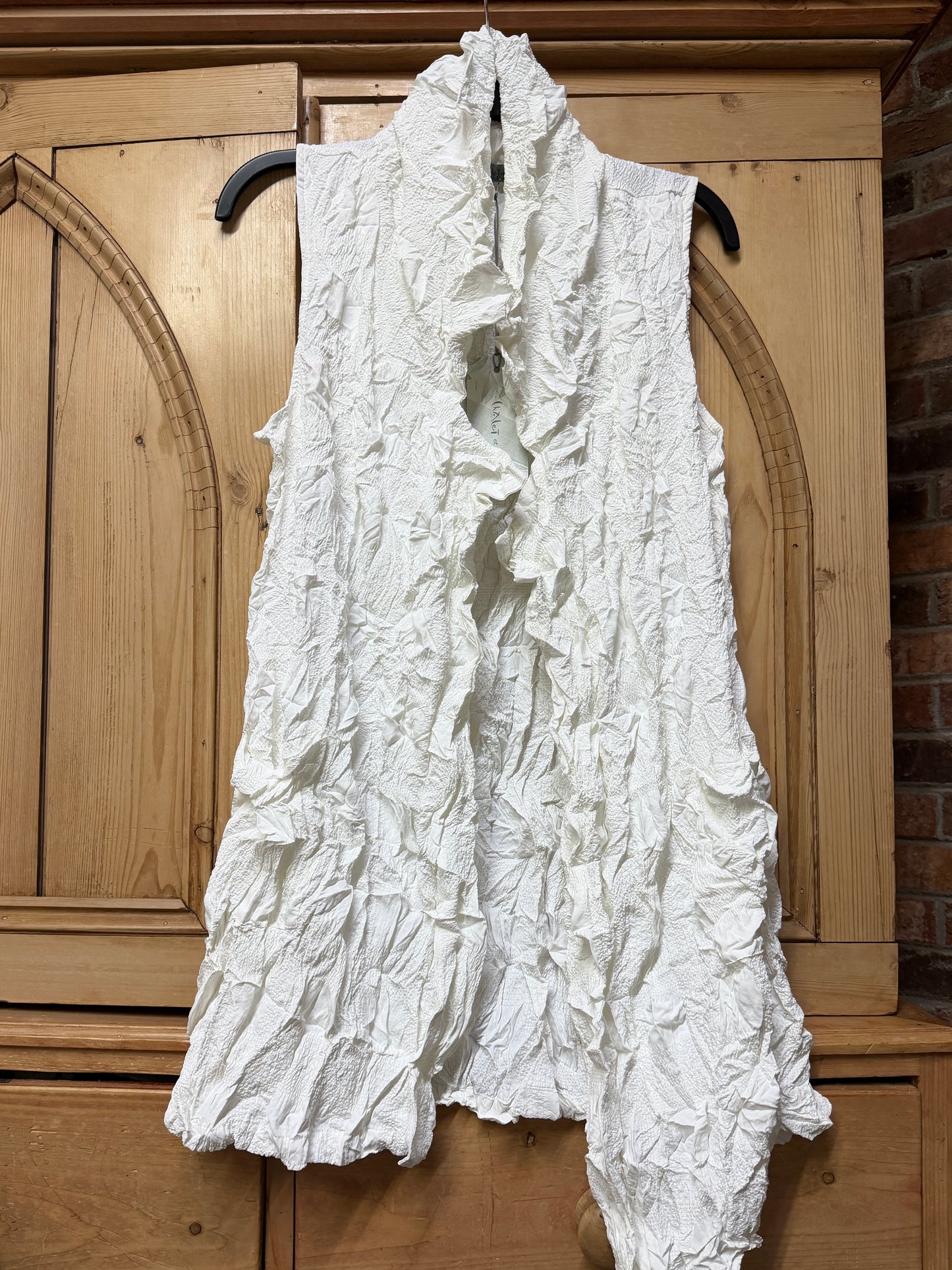 Dulce Vest in White by Chalet et Ceci - CLOSEOUT