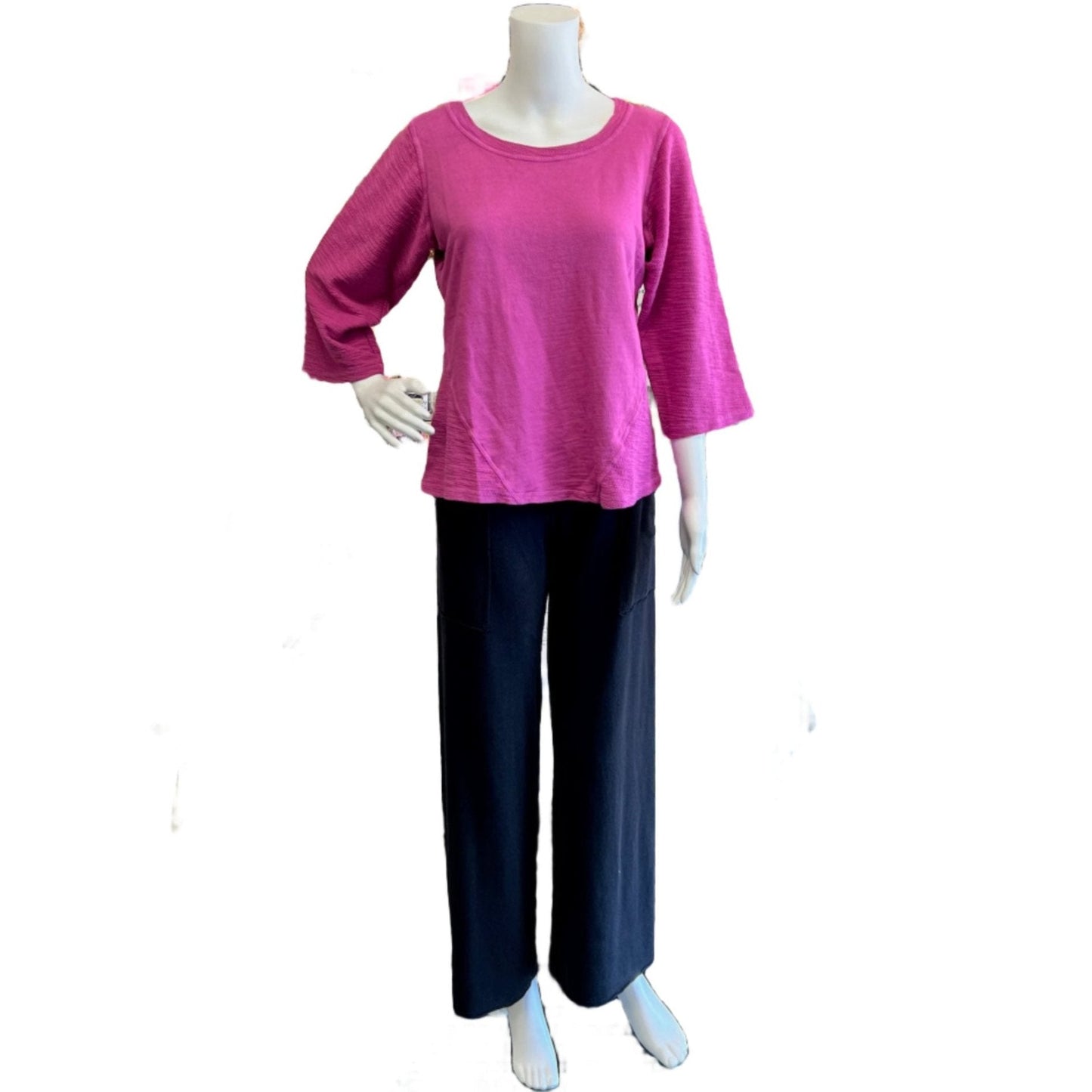 Cropped Scoop Top in Slub Cotton by Prairie Cotton