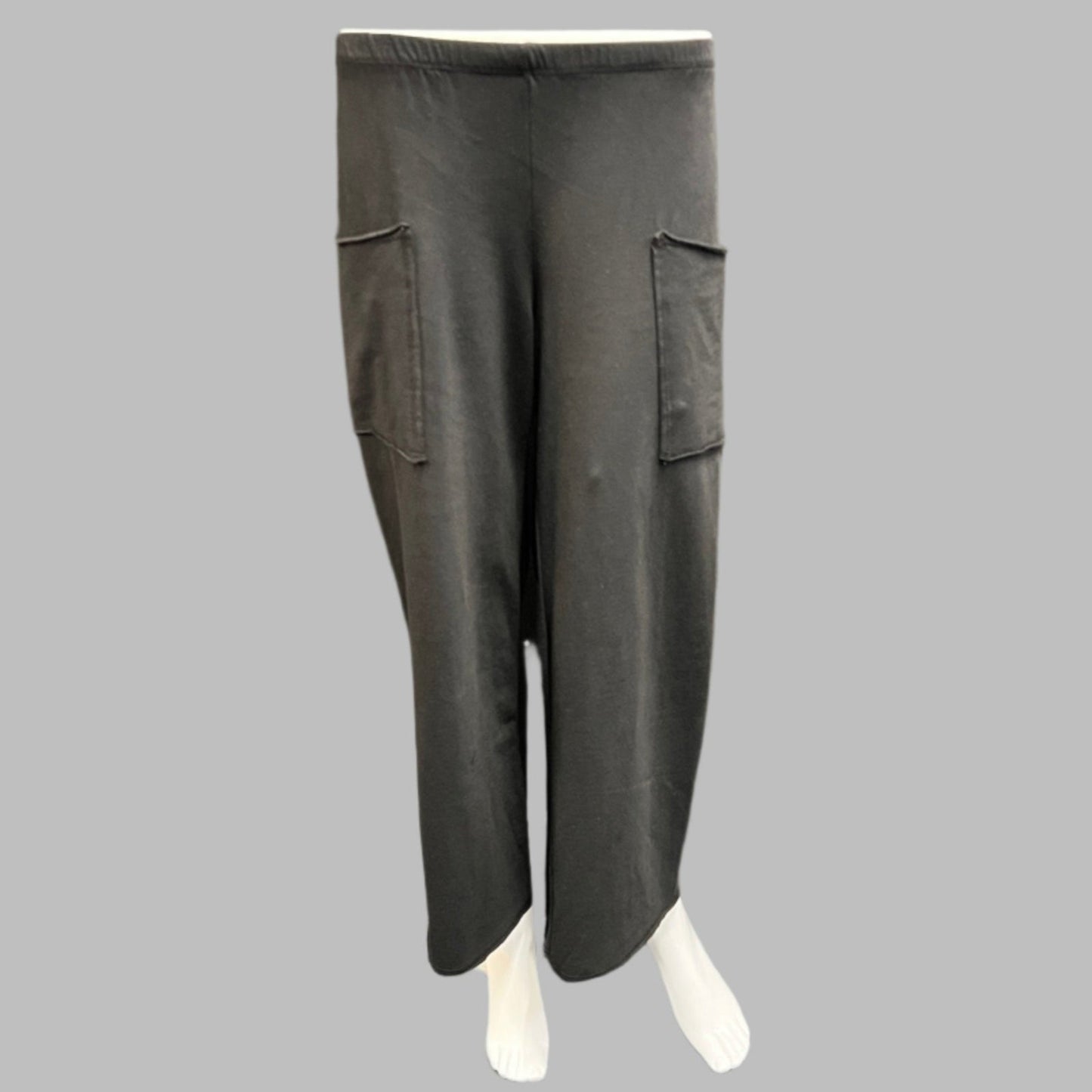 Crop Pant in Stretch Terry by Prairie Cotton - Razzleberry