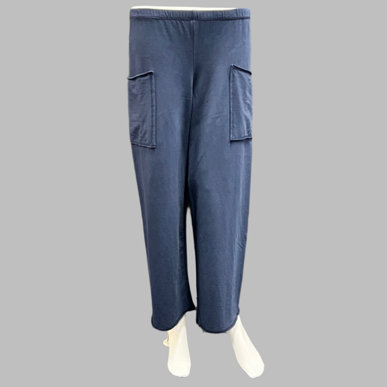 Crop Pant in Stretch Terry by Prairie Cotton - Razzleberry