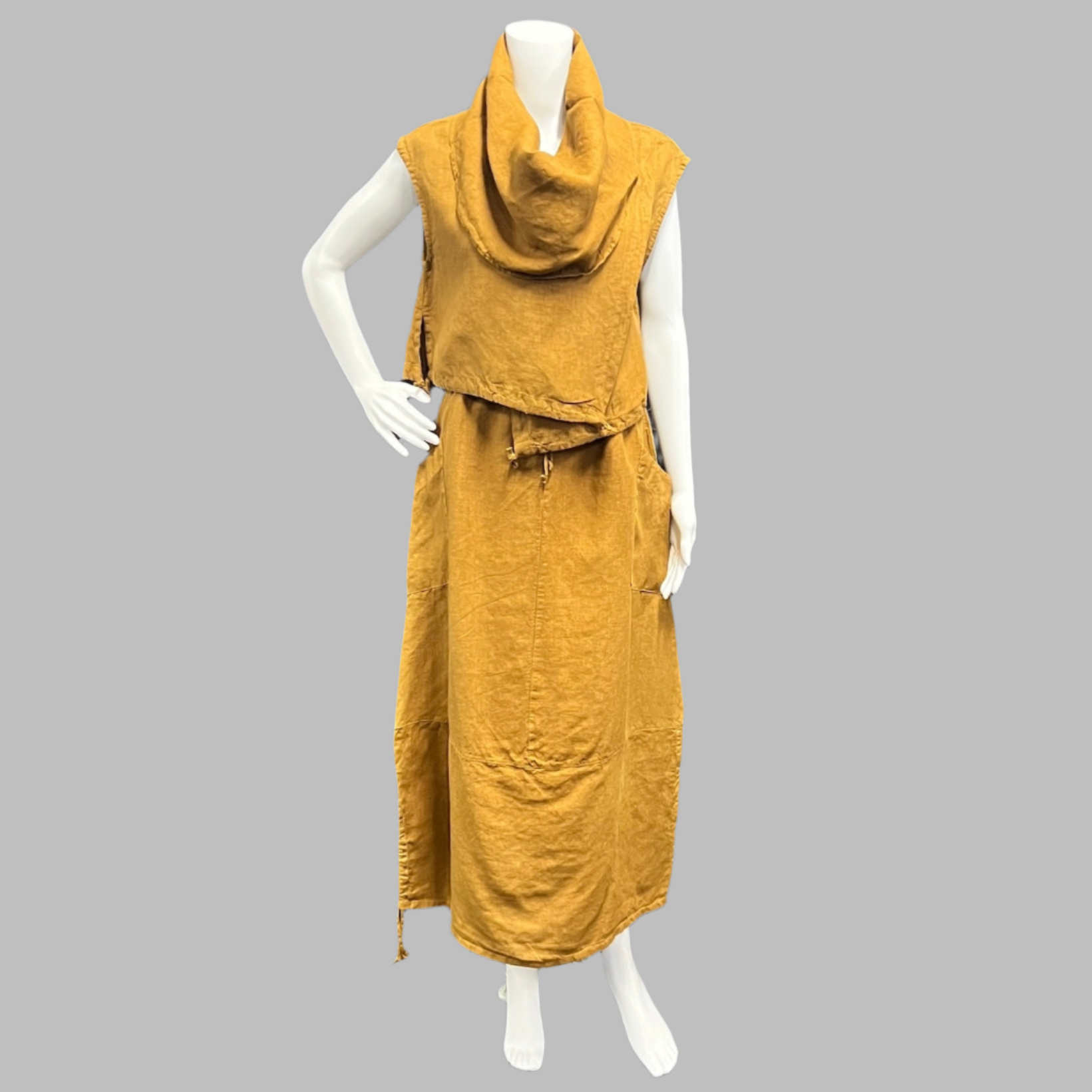 Victoria Susan Wearable Art is a clothing boutique for women in Downtown Camden SC.  Linen Vest by Bryn Walker