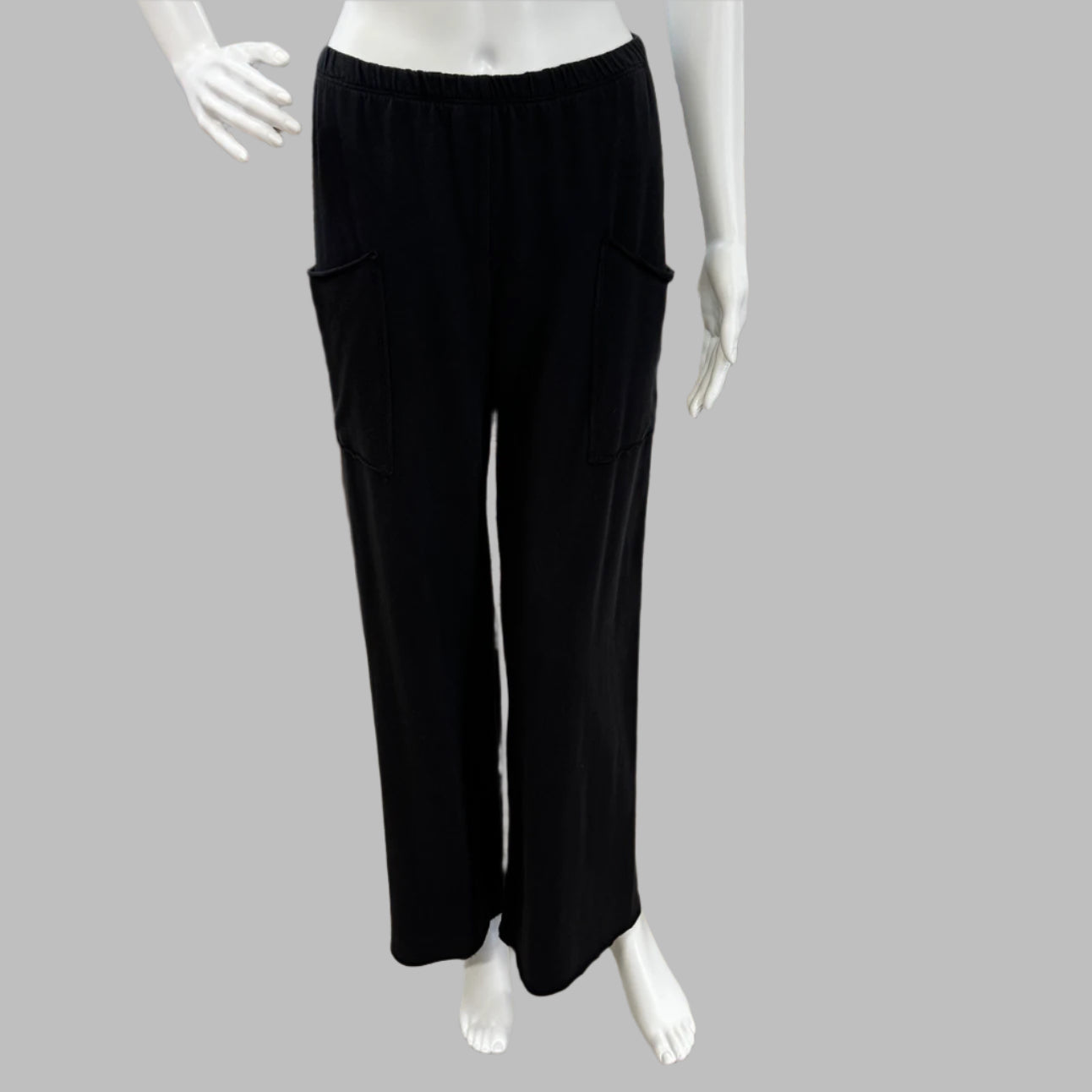 Raw Edge Full Pant in Stretch Terry Cotton by  Prairie Cotton - Razzleberry