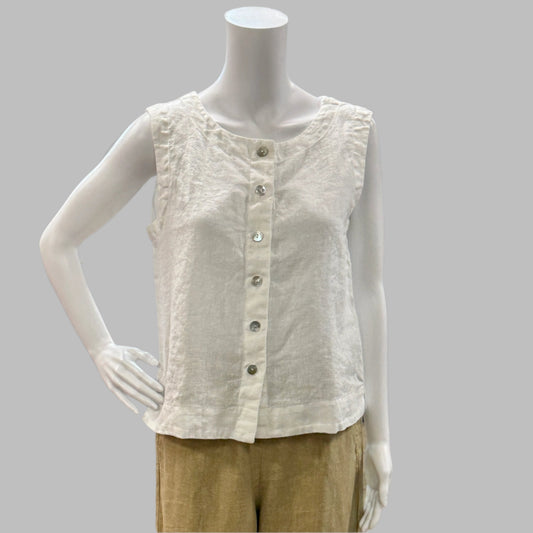 4405873 Vest in Linen by Cut-Loose 