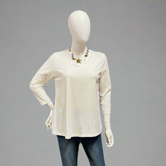 3/4 Sleeve Shirt in Cotton by Kleen