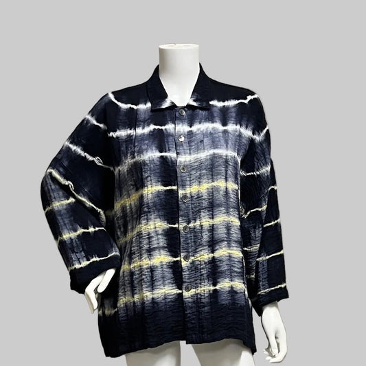 Big Shirt in Tie-Dye Crinkle By Eleven Stitch - CLOSEOUT